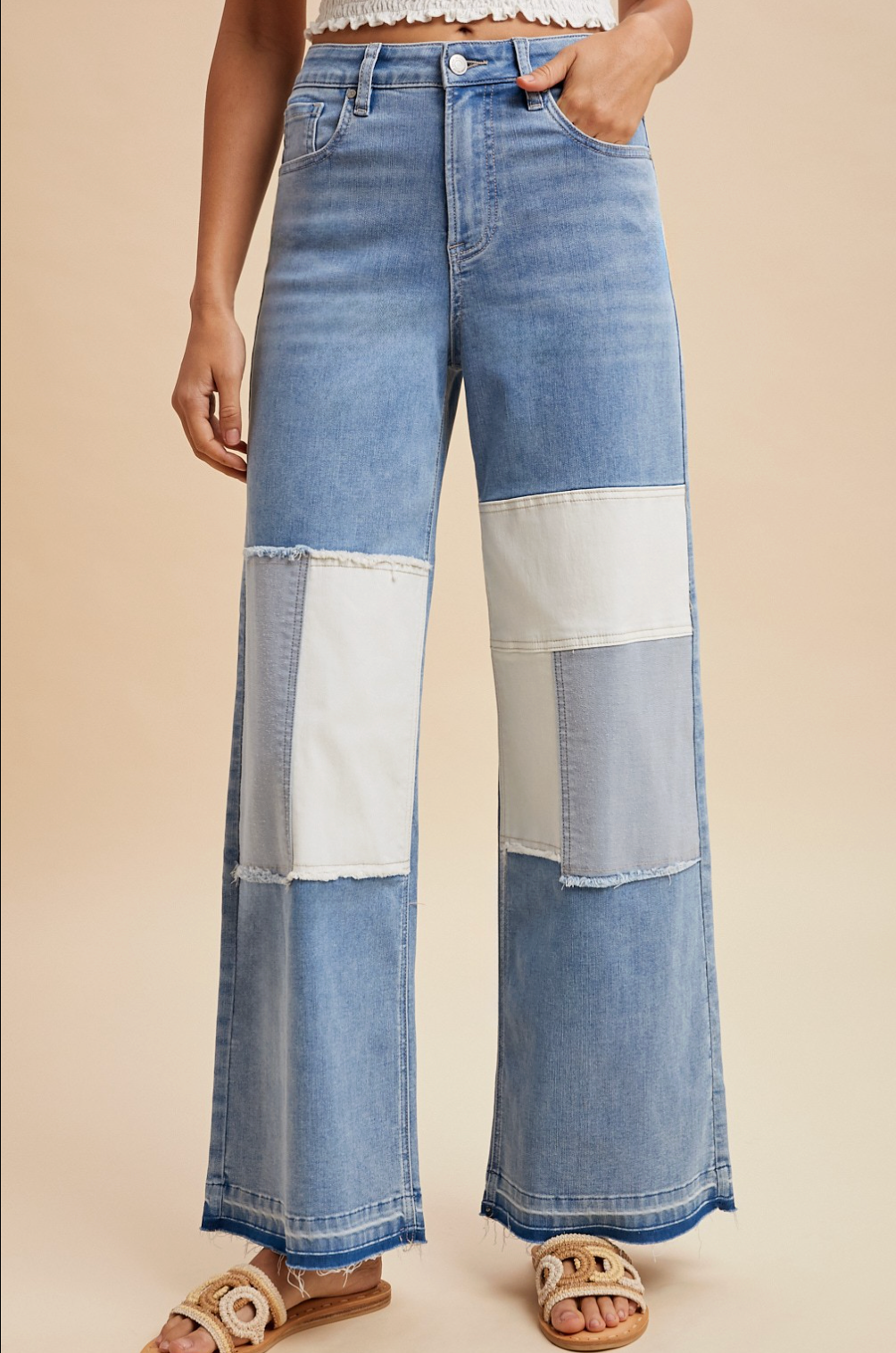 The Prairie Patch Wide-Leg Jeans