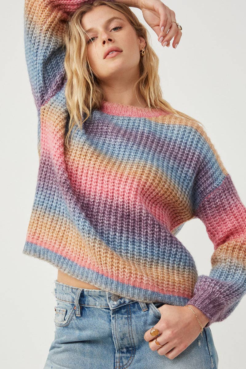 Sunrise Sorbet Knit Sweater