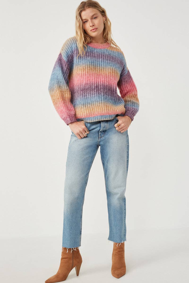 Sunrise Sorbet Knit Sweater