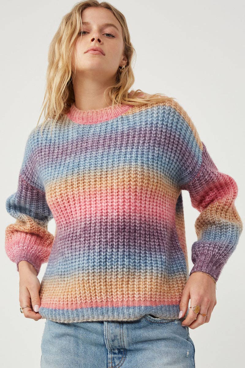Sunrise Sorbet Knit Sweater