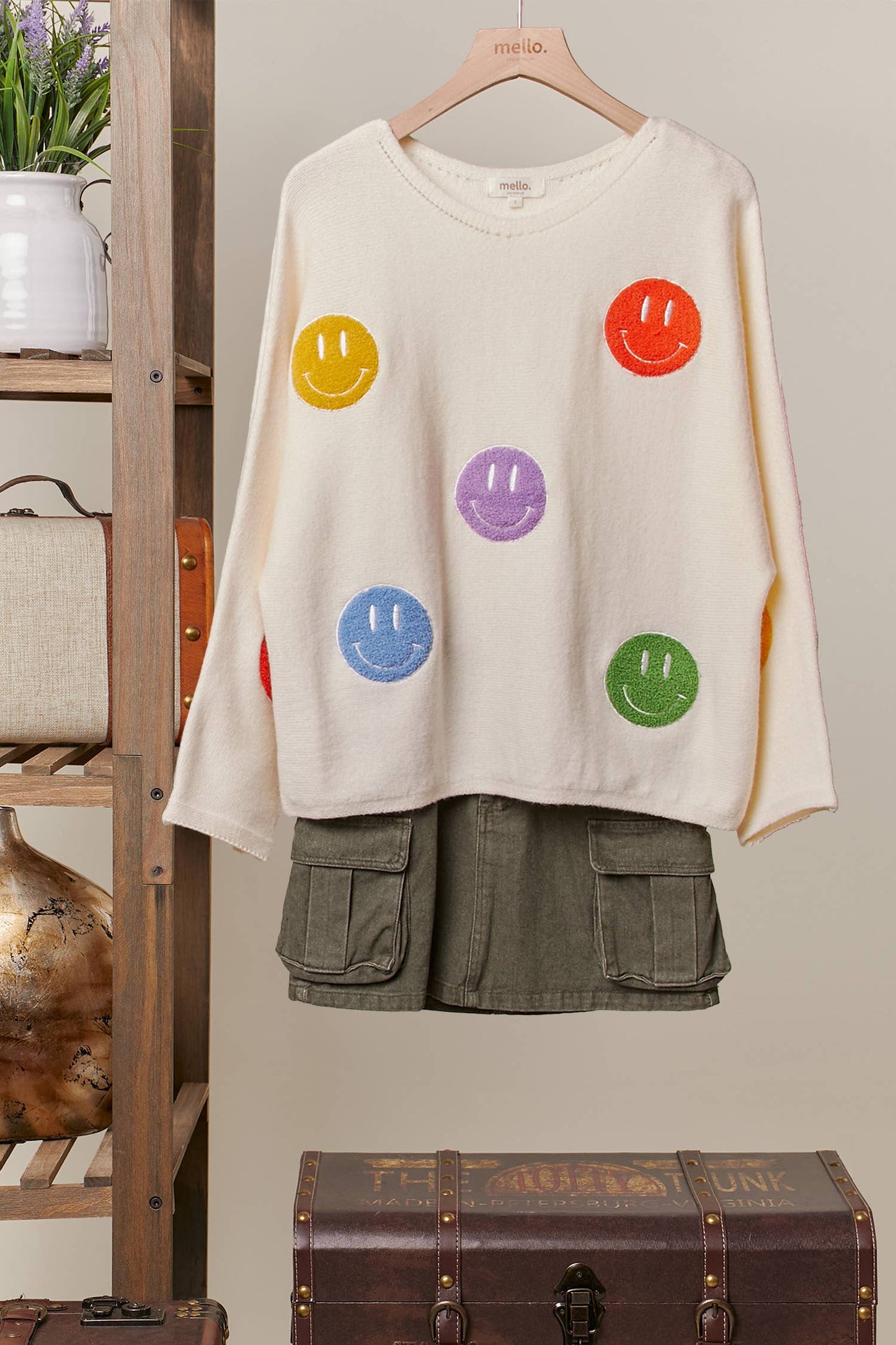 Happy Days Knit Pullover