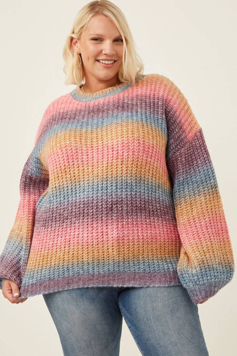 Sunrise Sorbet Knit Sweater