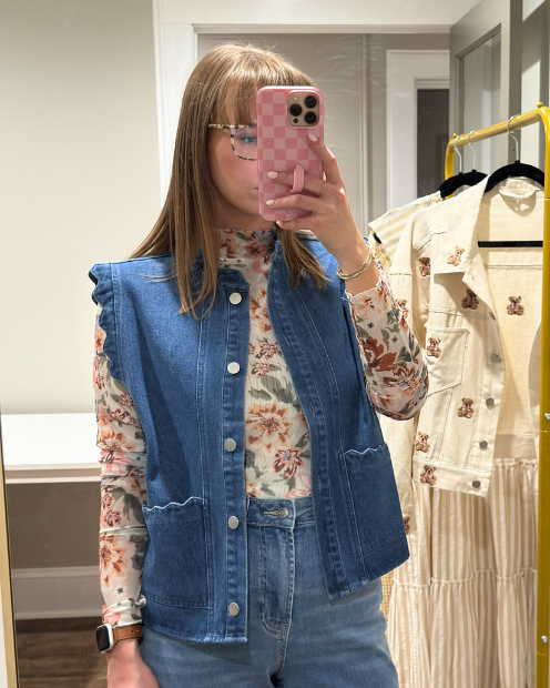 The Darling Scallop Vest