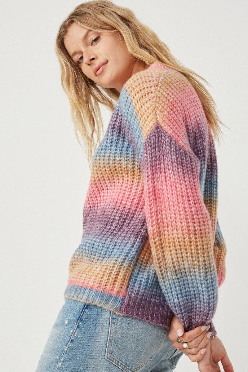 Sunrise Sorbet Knit Sweater