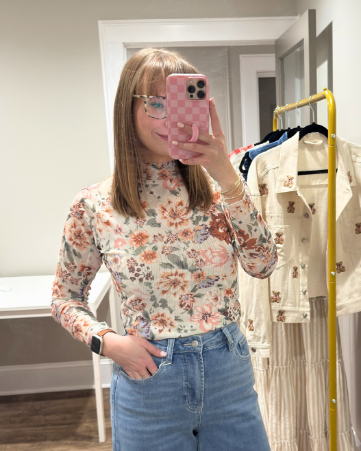 The Vintage Bloom Mesh Top