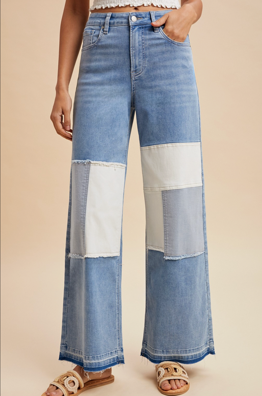The Prairie Patch Wide-Leg Jeans