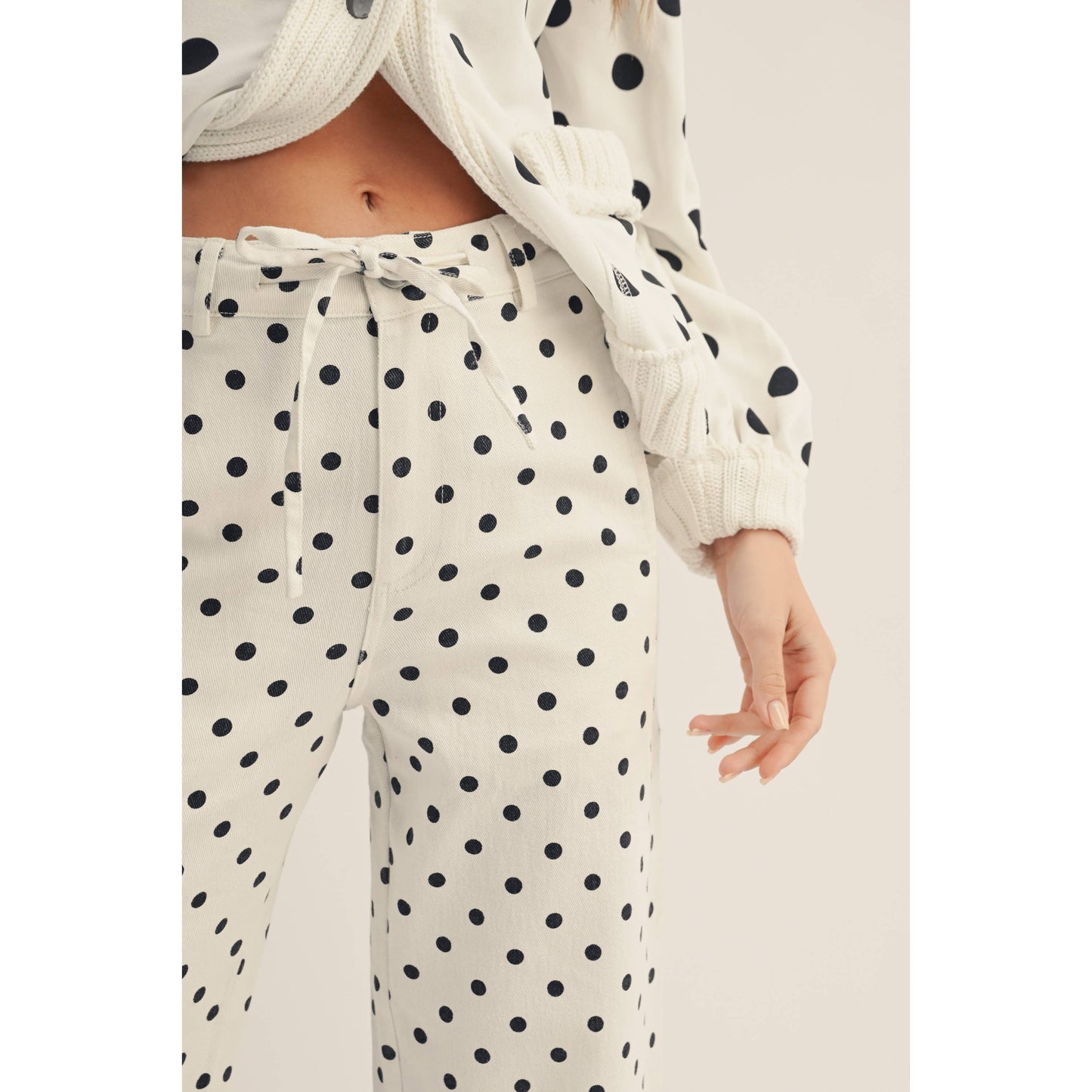 The Penny Polka Dot Wide Leg Pants